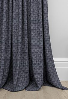 Luxor, Blueprint - Made to Measure Curtains